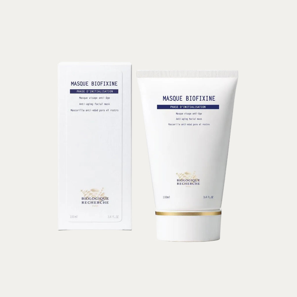 Biologique Recherche Masque Biofixine 100ml smoothing and firming face mask that helps reduce expression lines, improve skin elasticity, and support firmer-looking skin