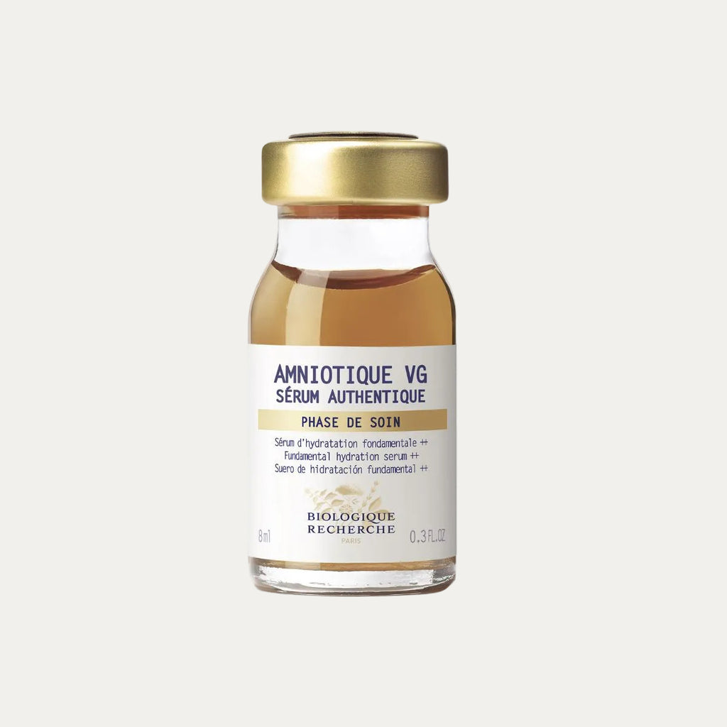 Biologique Recherche Amniotique VG Serum 30ml moisturizing serum designed to restore hydration, reduce dryness, and improve skin softness and comfort