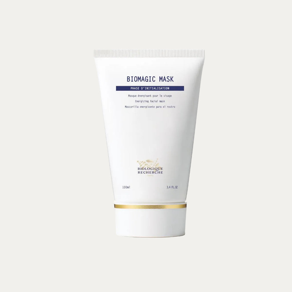 Biologique Recherche Biomagic Mask 100ml purifying and mattifying facial mask that helps control excess sebum, tighten the appearance of pores, and promote a smoother, more balanced complexion.