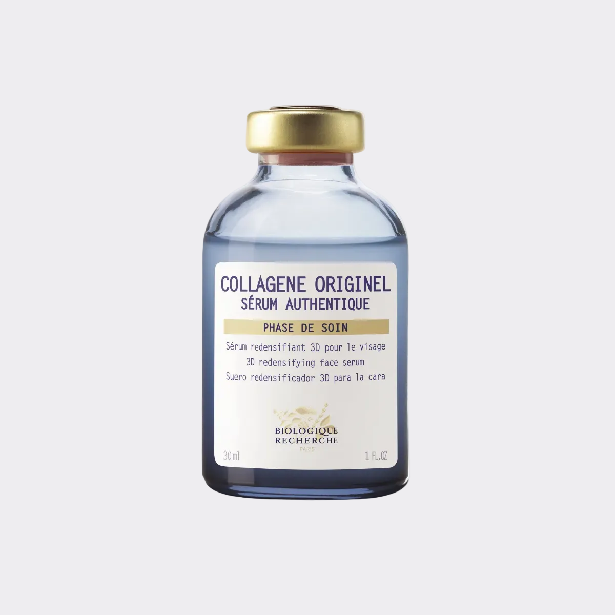 Collagène Originel by Biologique Recherche firming serum that improves skin elasticity, supports hydration, and helps strengthen skin structure.