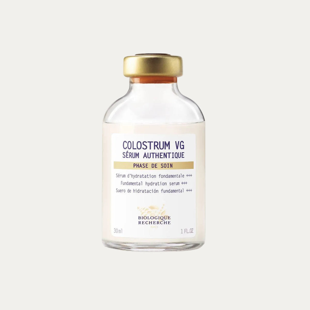 Biologique Recherche Colostrum VG Serum 30ml intensely hydrating serum that helps restore moisture, strengthen the skin barrier, and relieve dehydration-related tightness