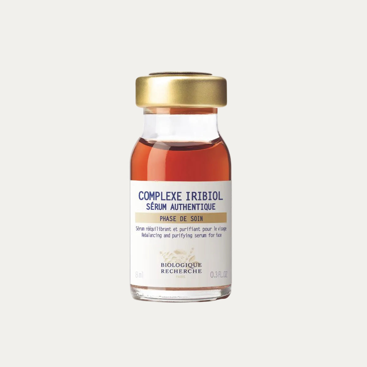 Complexe Iribiol by Biologique Recherche balancing serum that regulates excess sebum, reduces shine, purifies the skin, and improves skin clarity