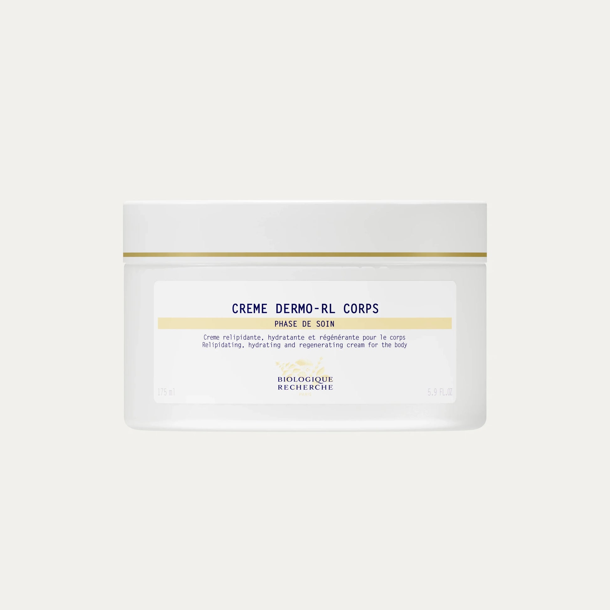 Crème Dermo-RL Corps by Biologique Recherche is an intensive body cream designed to restore lipids, deeply nourish the skin, and strengthen the skin barrier. Developed for dry, dehydrated, and weakened skin, it helps replenish essential fatty acids while protecting against daily environmental stress and moisture loss.