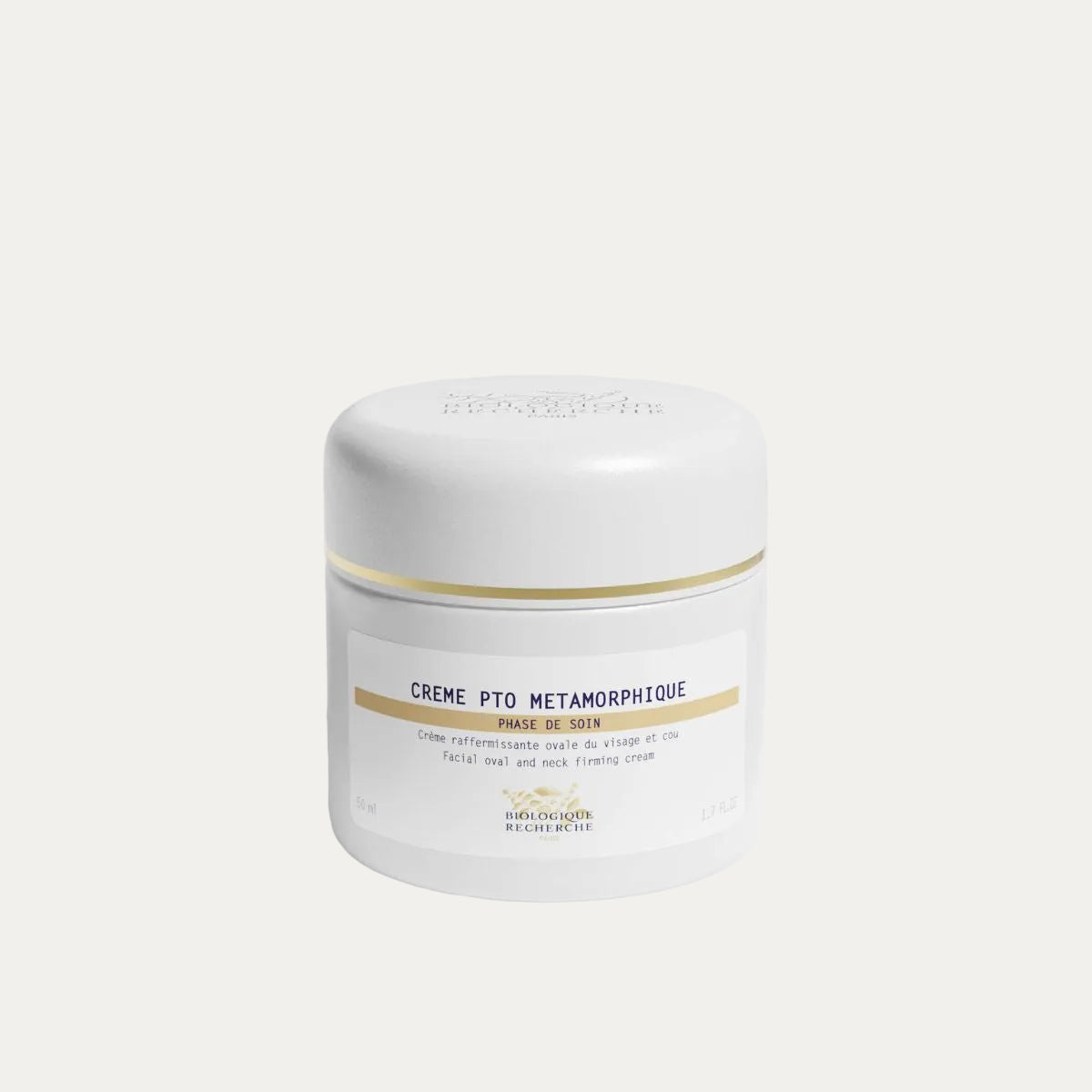 Crème PTO Métamorphique by Biologique Recherche firming and regenerating face cream that improves skin density, elasticity, hydration, and overall skin tone