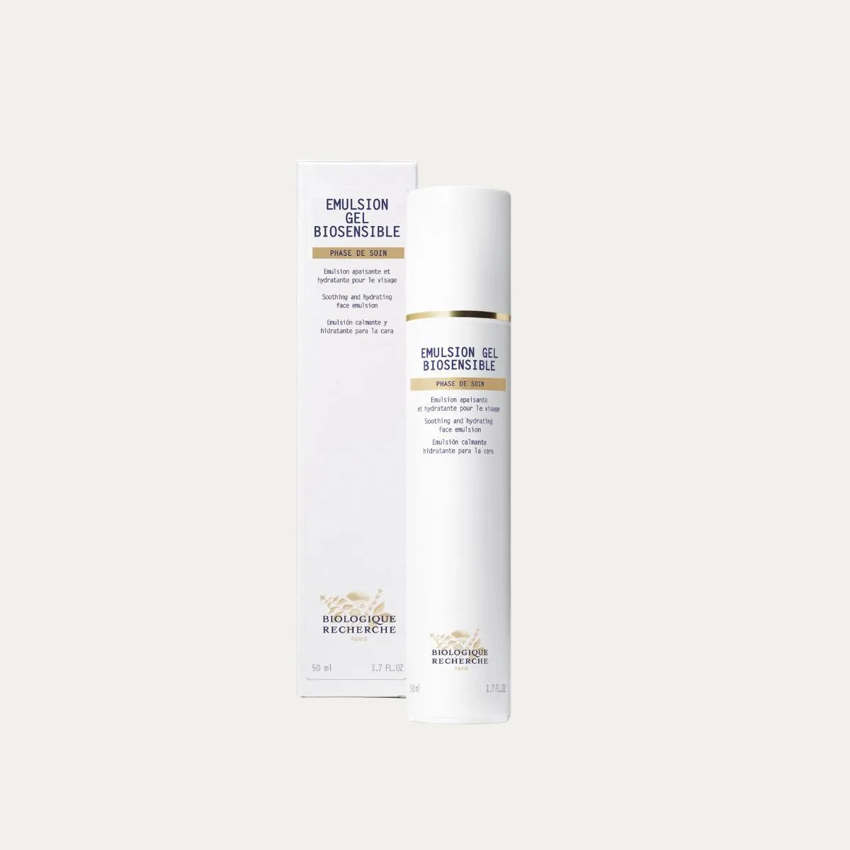 Crème Emulsion Gel Biosensible by Biologique Recherche soothing gel-cream that calms sensitive skin, reduces redness, strengthens the skin barrier, and provides hydration