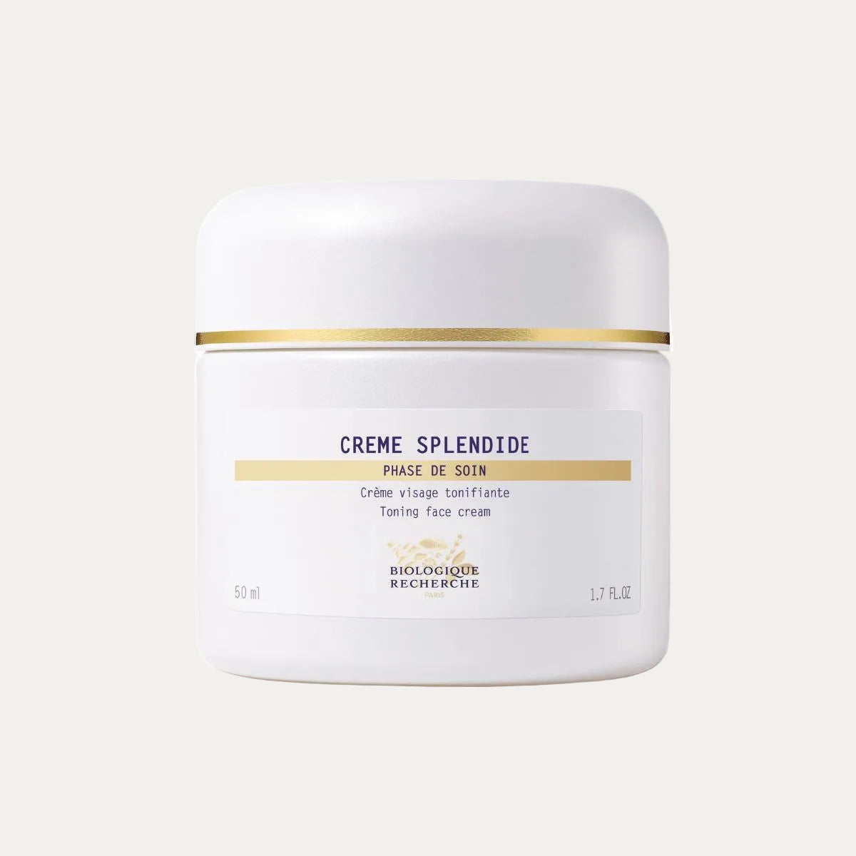 Biologique Recherche Crème Splendide 50ml anti-aging face cream that helps improve skin firmness, enhance natural radiance, smooth facial contours, and restore a fresh, revitalized appearance.