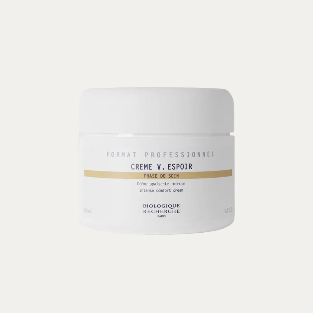 Biologique Recherche Crème Verte Espoir A.R. 50ml anti-redness face cream that helps soothe sensitive and rosacea-prone skin, reduce visible redness, and promote a more even-looking complexion.