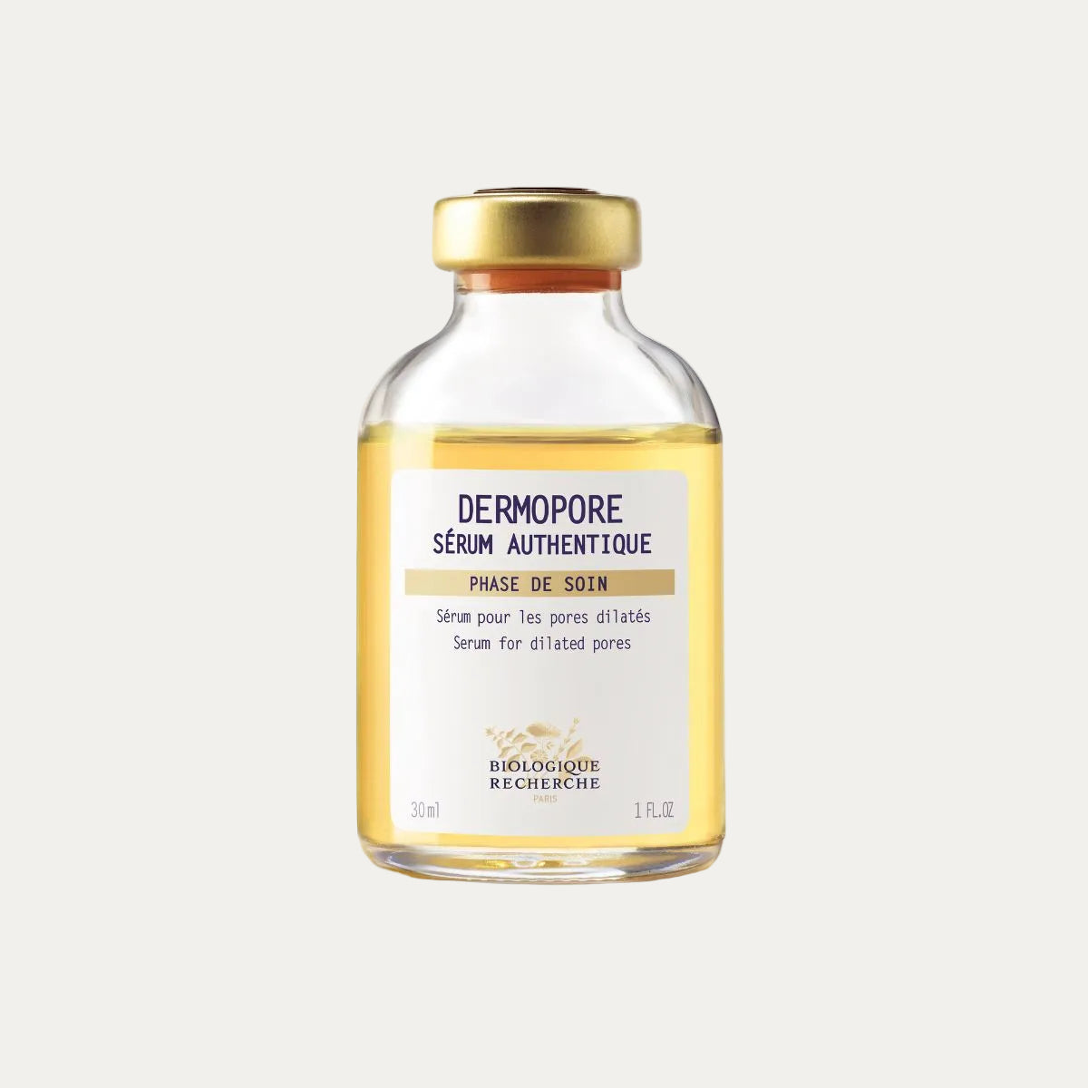 Biologique Recherche Dermopore Serum 30ml balancing facial serum that helps tighten the appearance of enlarged pores, control excess sebum, smooth skin texture, and promote a clearer-looking complexion.
