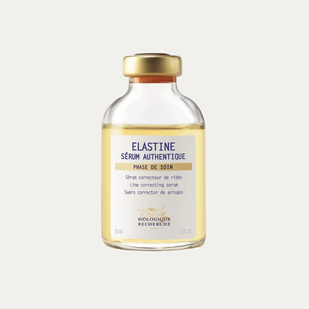 Elastine Serum by Biologique Recherche smoothing serum that improves skin elasticity, softens fine lines, and helps maintain hydration and comfort