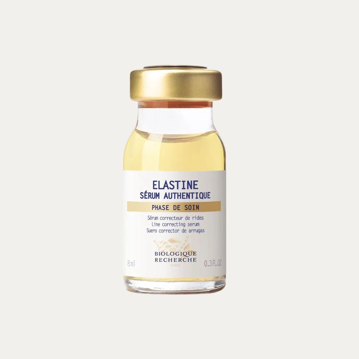 Elastine Serum by Biologique Recherche smoothing serum that improves skin elasticity, softens fine lines, and helps maintain hydration and comfort