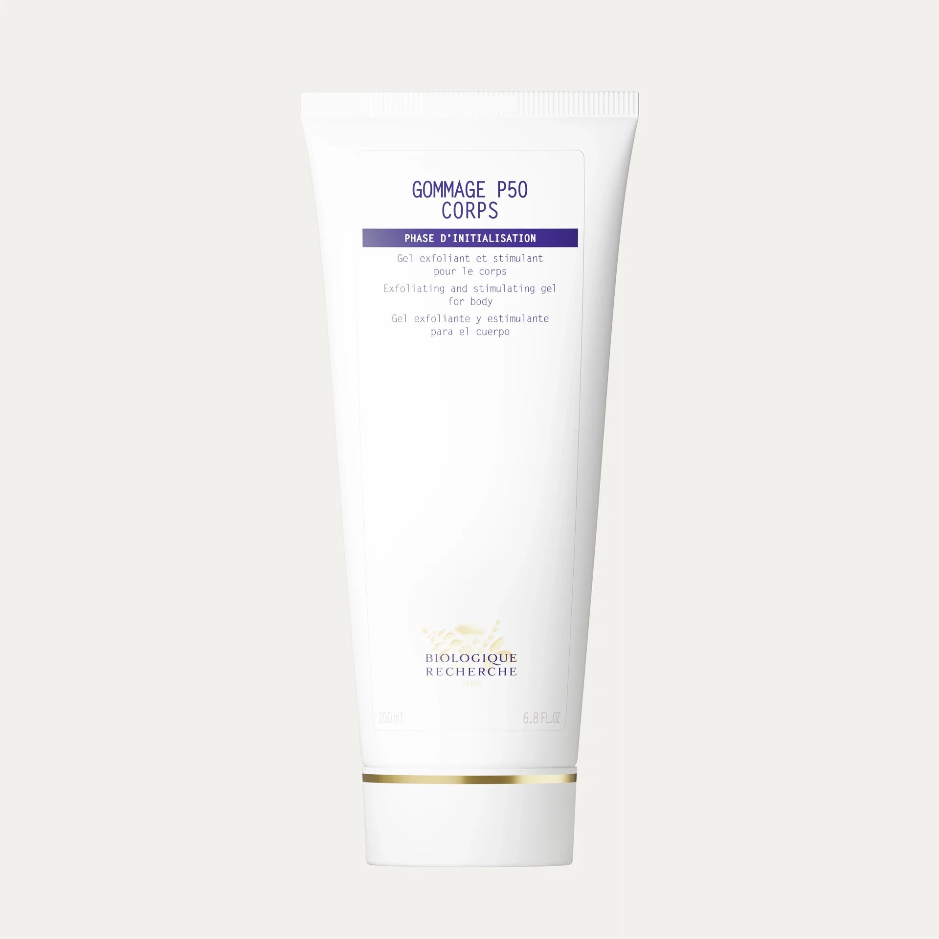 Gommage P50 Corps by Biologique Recherche is an advanced body exfoliator inspired by the iconic P50 formula. Designed to gently remove dead skin cells, refine texture, and stimulate skin renewal, it helps restore softness, smoothness, and radiance to the body.