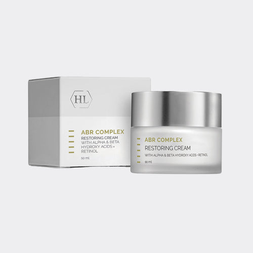 ABR Complex Restoring Cream with packaging on a white background