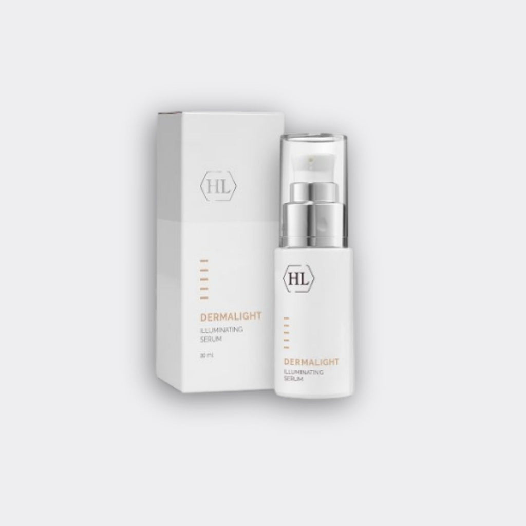 HL Dermalight serum bottle and packaging on a white background