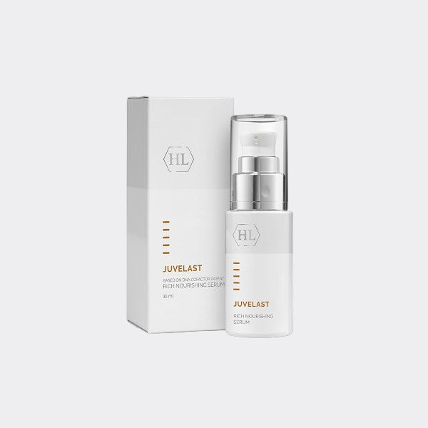 Juvelast skincare serum bottle and packaging on a white background