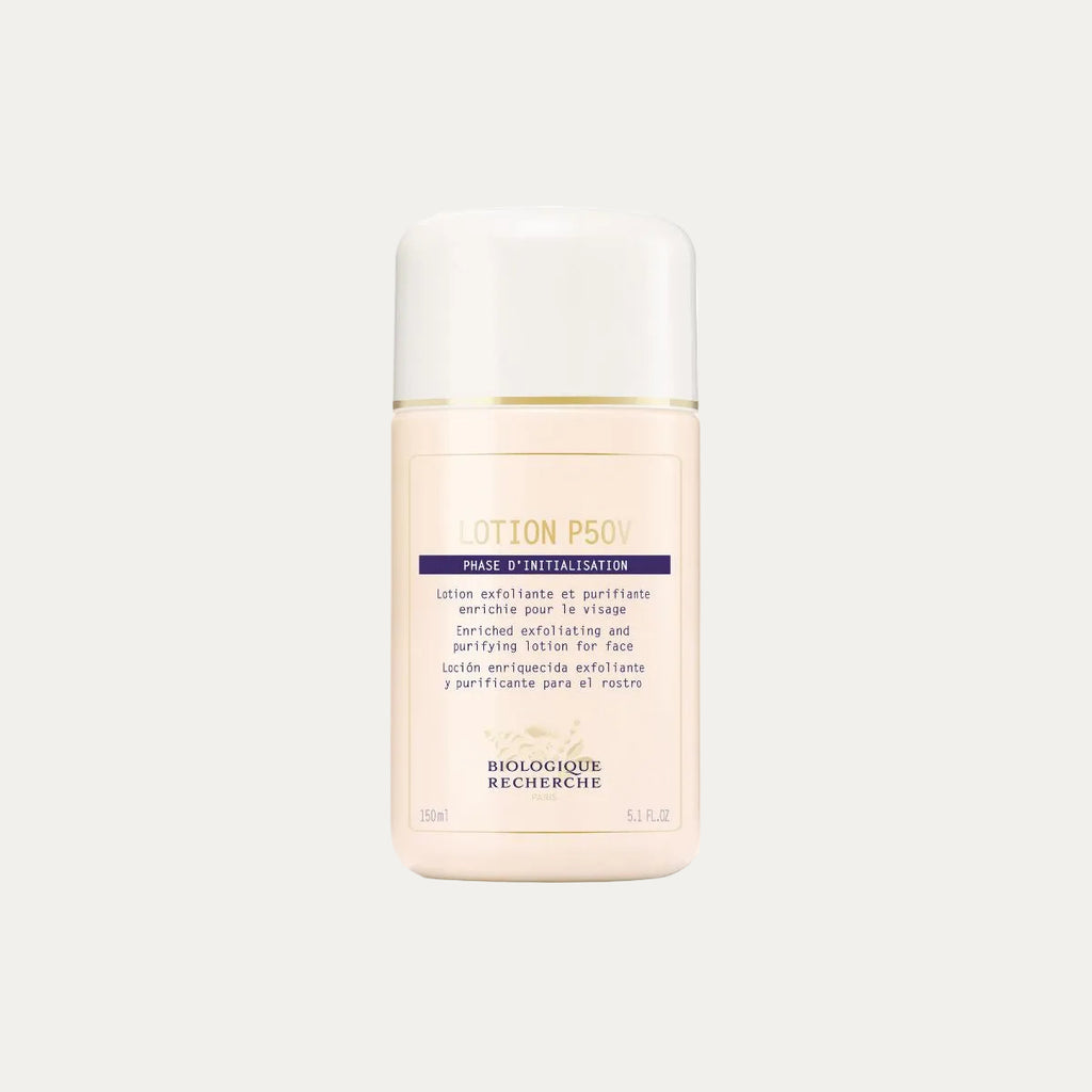 Biologique Recherche Lotion P50V 150ml vitamin-enriched exfoliating lotion that helps refine skin texture, improve radiance, and support skin vitality