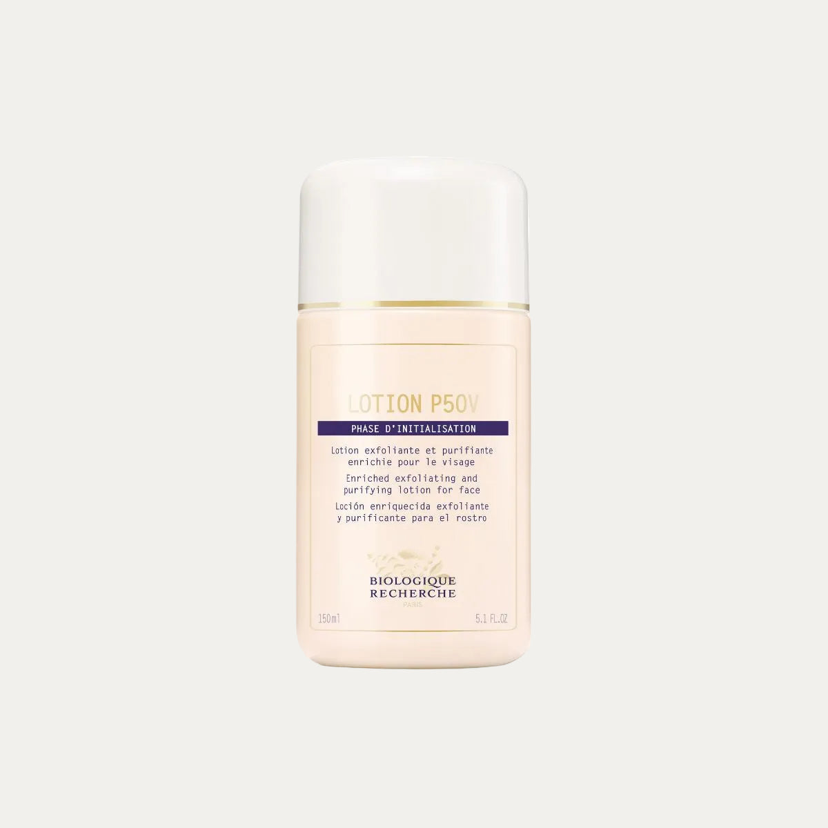 Biologique Recherche Lotion P50V 150ml vitamin-enriched exfoliating lotion that helps refine skin texture, improve radiance, and support skin vitality