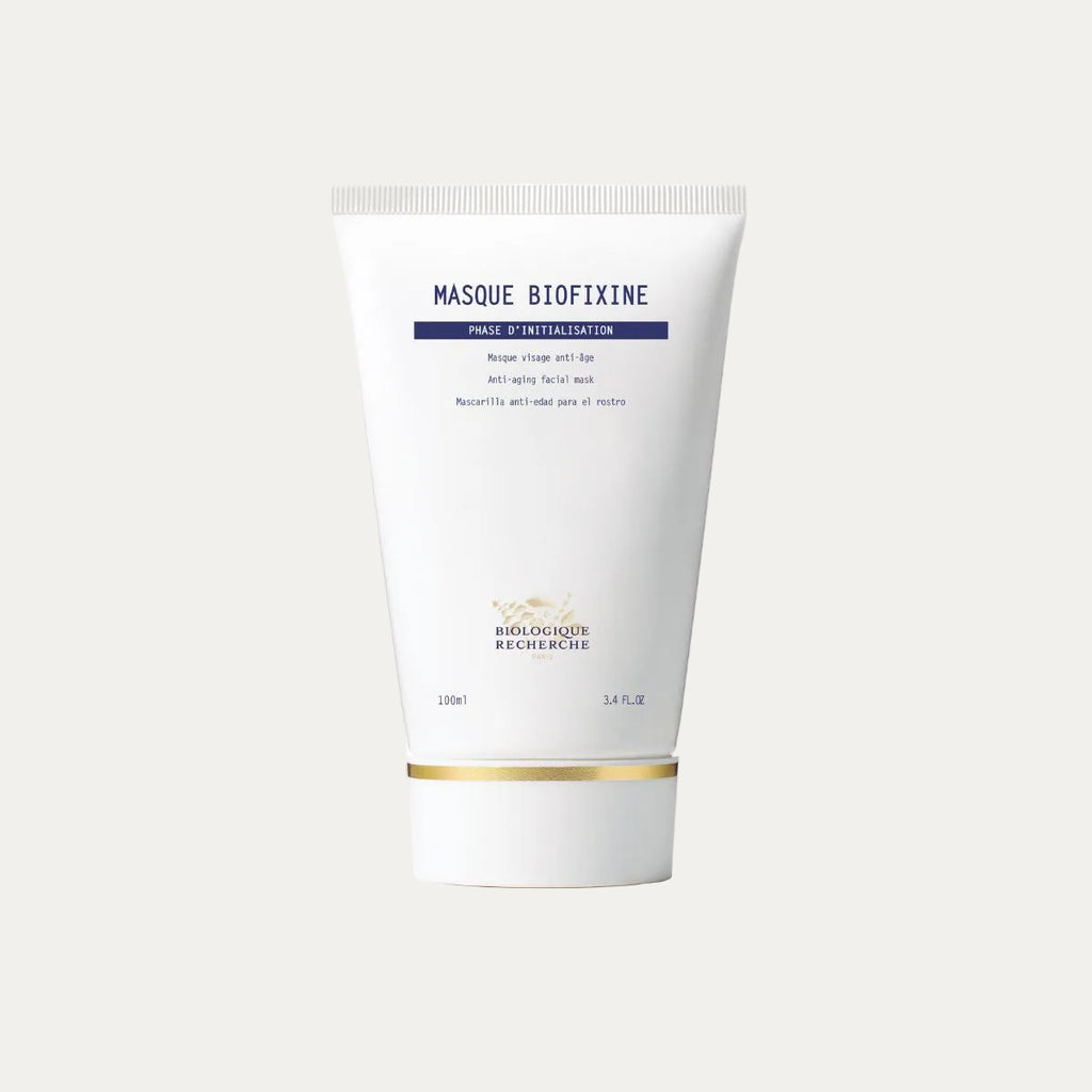 Biologique Recherche Masque Biofixine 100ml smoothing and firming face mask that helps reduce expression lines, improve skin elasticity, and support firmer-looking skin