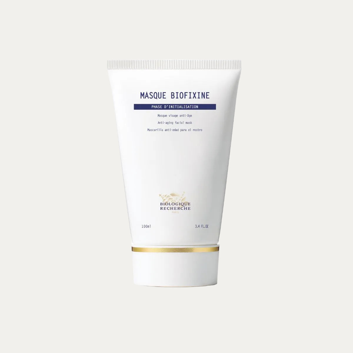 Biologique Recherche Masque Biofixine 100ml smoothing and firming face mask that helps reduce expression lines, improve skin elasticity, and support firmer-looking skin
