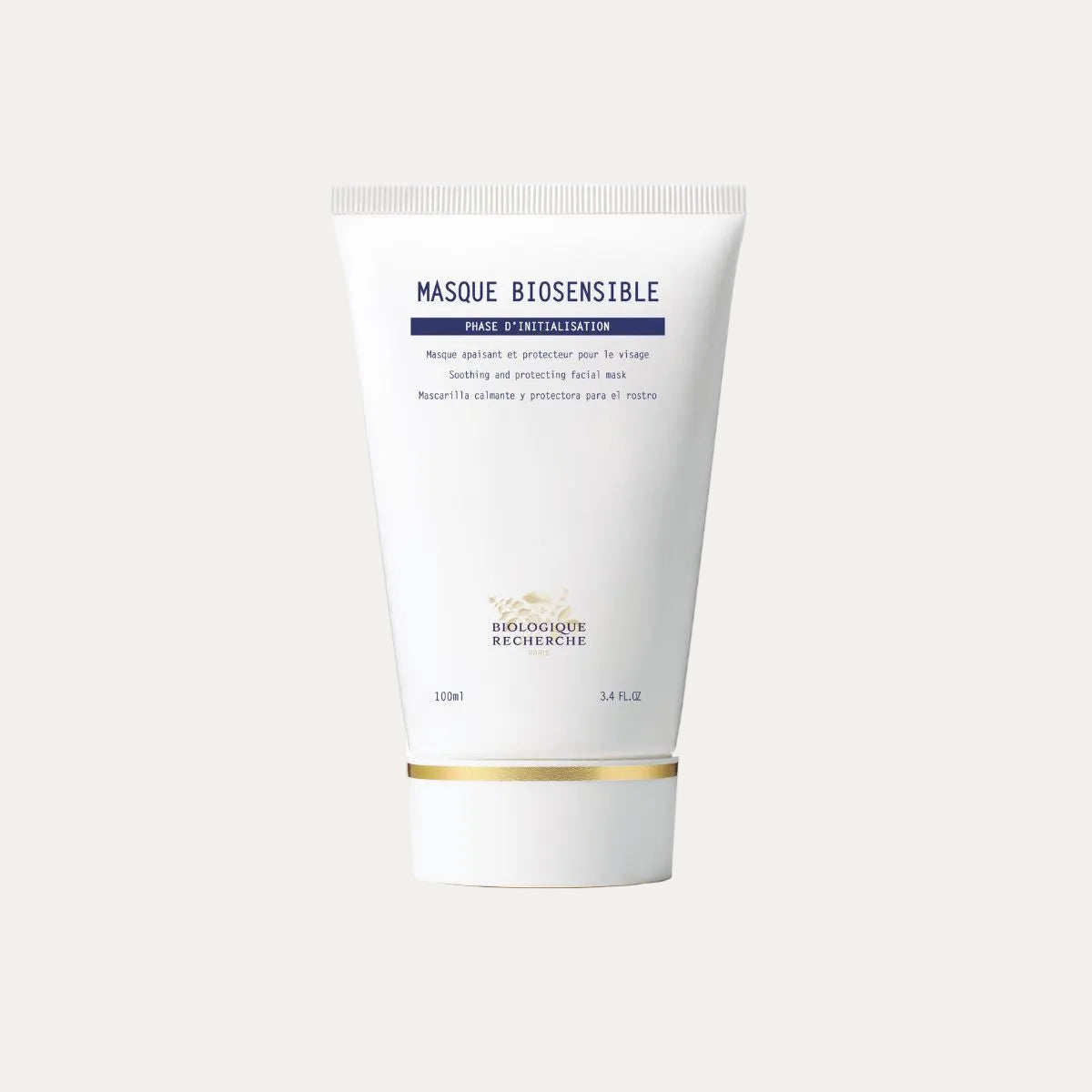 Biologique Recherche Masque Biosensible 100ml soothing face mask that helps calm sensitive skin, reduce redness, strengthen the skin barrier, and restore comfort