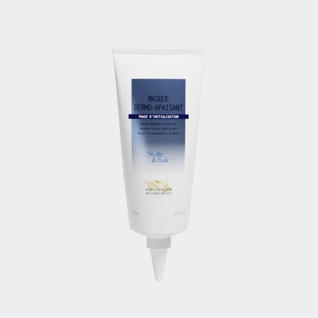 Masque Dermo Apaisant- A soothing scalp mask designed to calm sensitivity, reduce irritation, and restore comfort to the scalp.