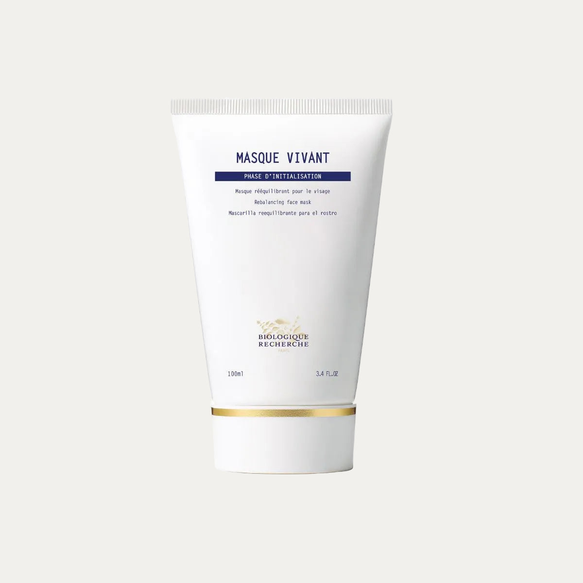 Biologique Recherche Masque Vivant 100ml purifying facial mask designed to balance oily skin, reduce visible imperfections, refine pores, and promote a clearer-looking complexion.