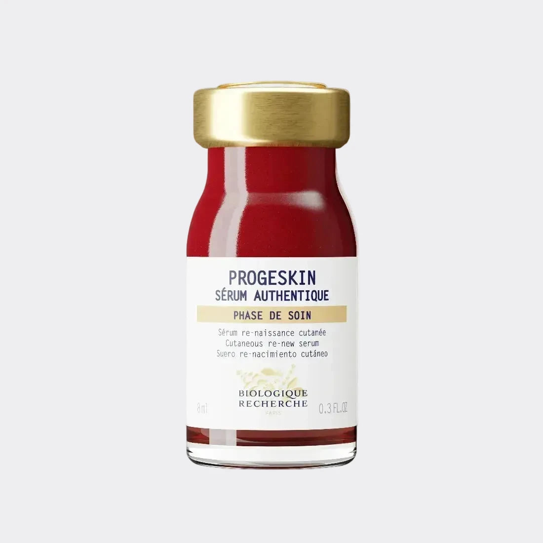 Progeskin by Biologique Recherche anti-aging serum that helps improve skin firmness, elasticity, density, and supports healthier-looking skin.