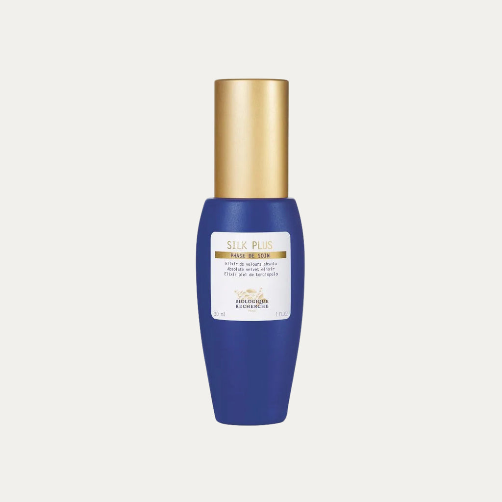 Biologique Recherche Silk Plus Finishing Serum 30ml lightweight finishing serum that smooths skin texture, hydrates the skin, and leaves a silky radiant finish