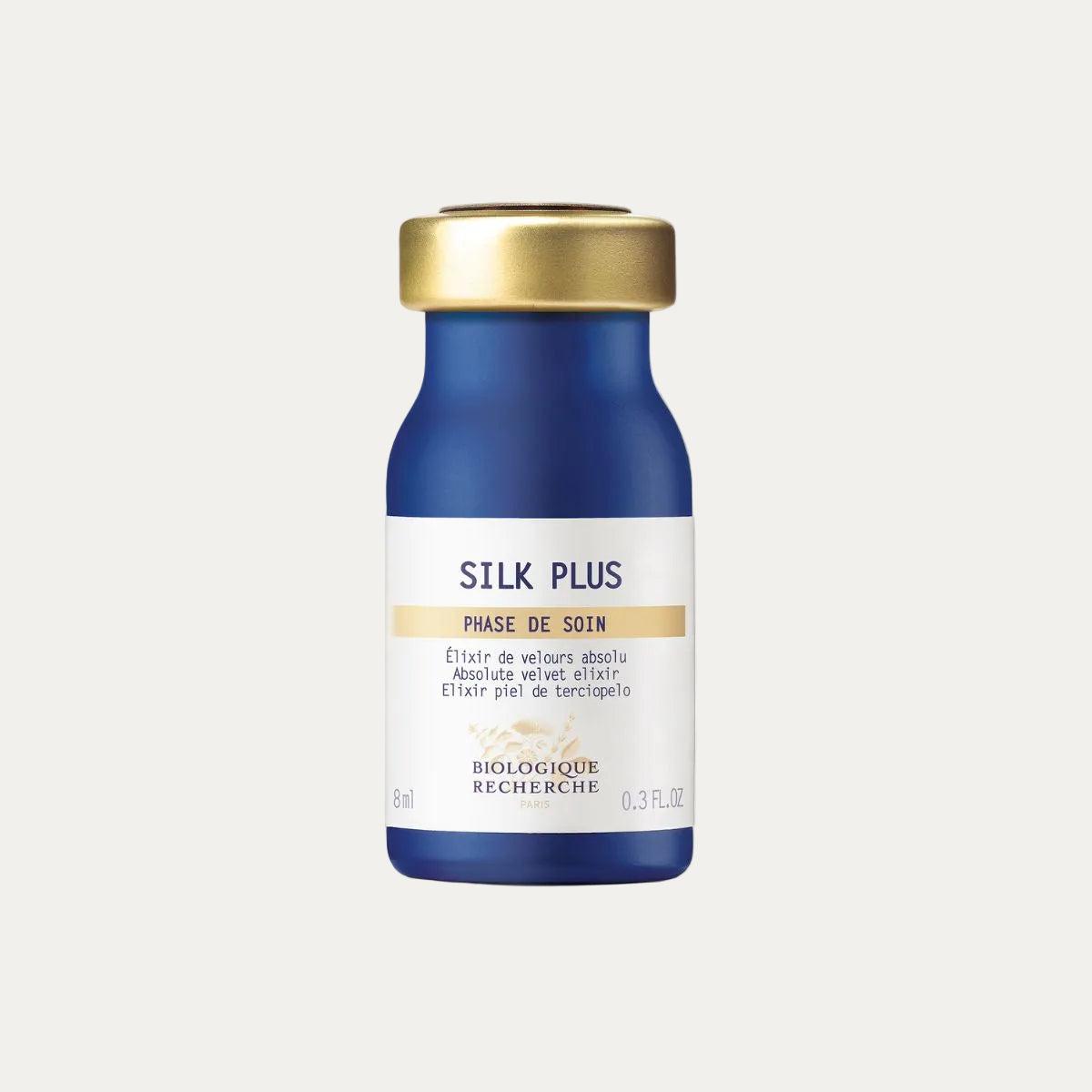 Biologique Recherche Silk Plus Finishing Serum 8ml lightweight finishing serum that smooths skin texture, hydrates the skin, and leaves a silky radiant finish