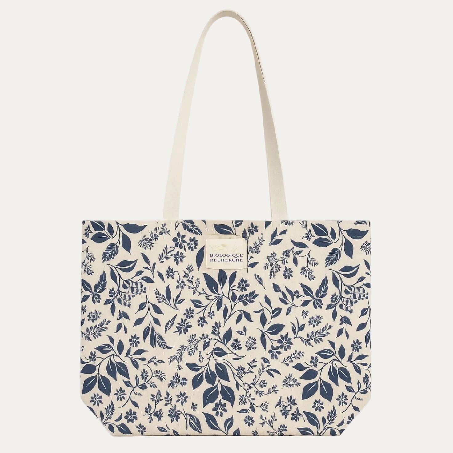 Biologique Recherche tote bag designed for carrying skincare products, beauty essentials, and everyday items