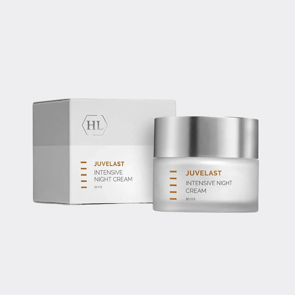 Juvelast Intensive Night Cream by HL is a rich, restorative formula designed to nourish and revitalize the skin overnight. 