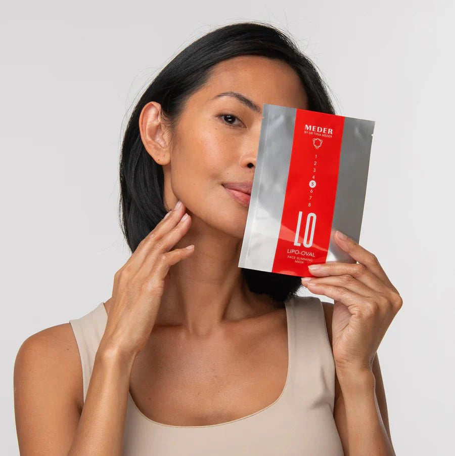 Meder Lipo-Oval Face Mask – Sculpting Mask for Defined Jawline & Reduced Puffiness